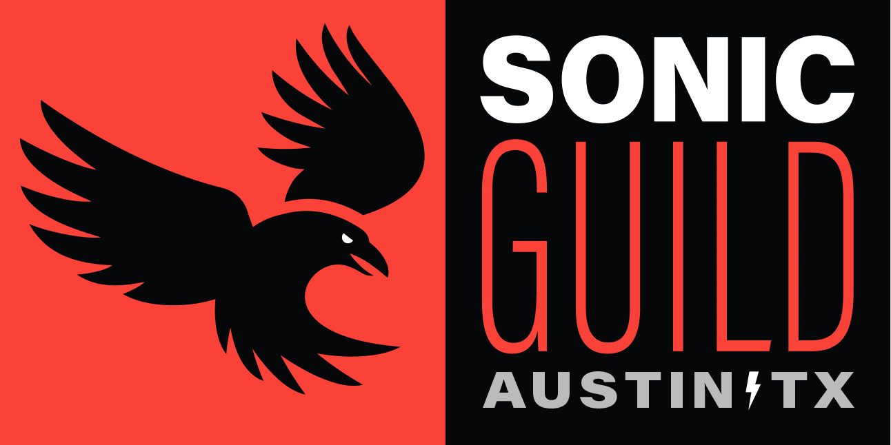 Sonic Guild Austin stacked badge logo